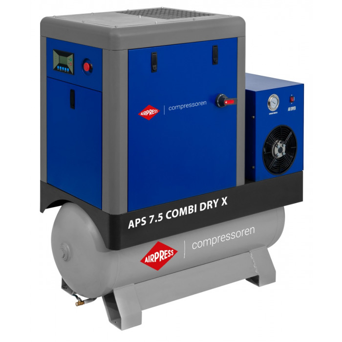 Kompresor śrubowy APS 7.5 Combi Dry X 10 bar 7.5 KM/5.5 kW 690 l