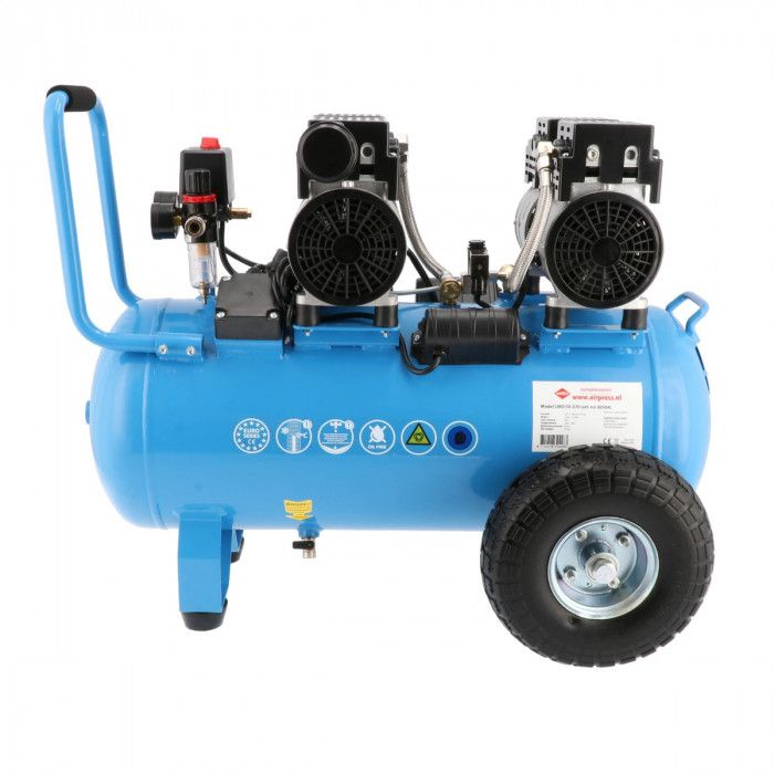 Kompresor bezolejowy LMO 50-270 8 bar 2 KM/1.5 kW 185 l/min 50 l