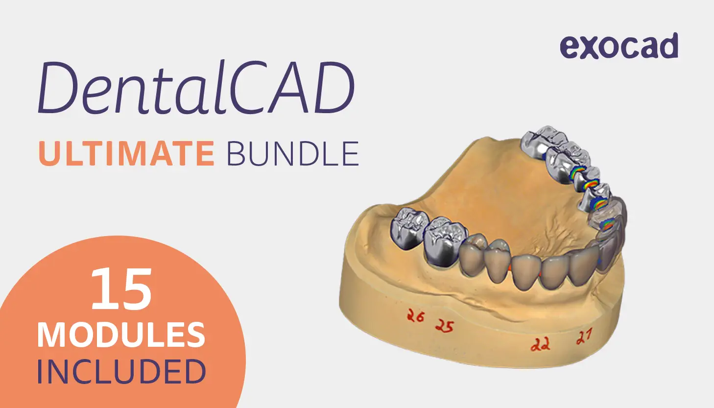 EXOCAD DentalCAD Core - Ultimate Pack